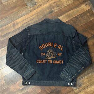 Double RL (RRL) Limited Edition 1 of 100 Coast to Coast Denim Jacket -Size Large